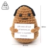 Dark Brown Headphone Potato L Card