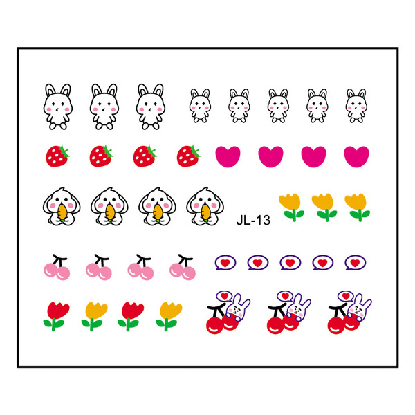 Children's cartoon rabbit for nails