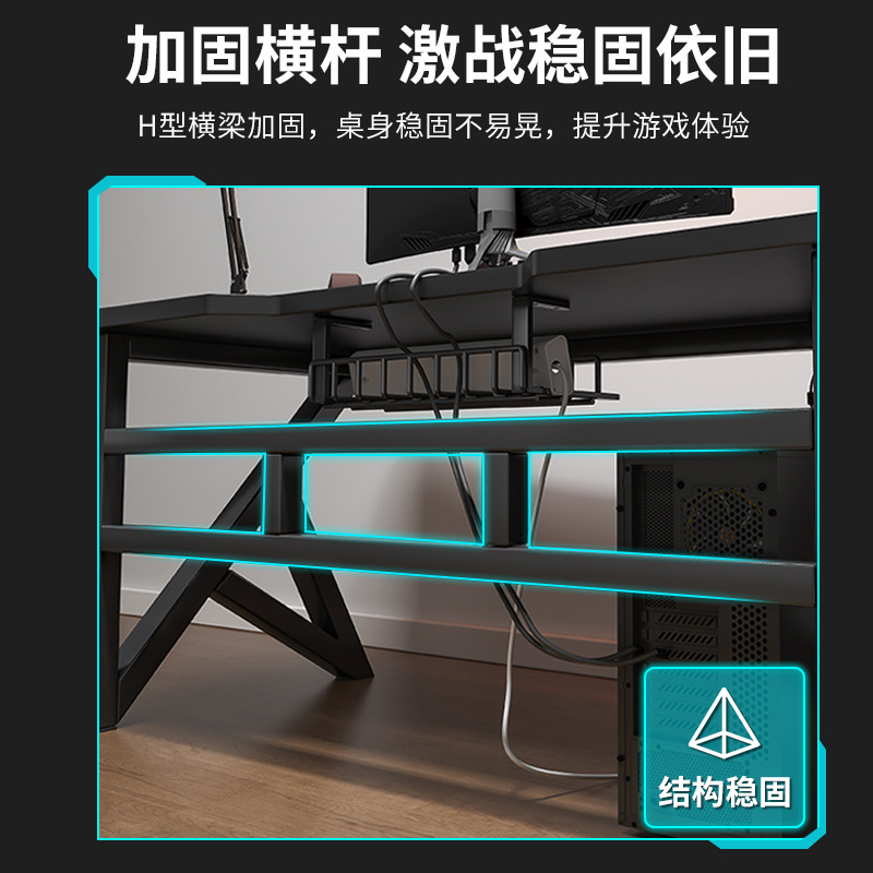 mesa de computadora del dormitorio mesa de deportes electrónicos mesa de estudio para adultos mesa de estudio simple mesa de trabajo con estante de agujeros