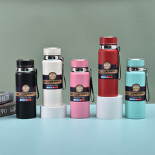 2024316不锈钢真空保温杯大容量户外便携旅行壶吊带水杯加厚便携