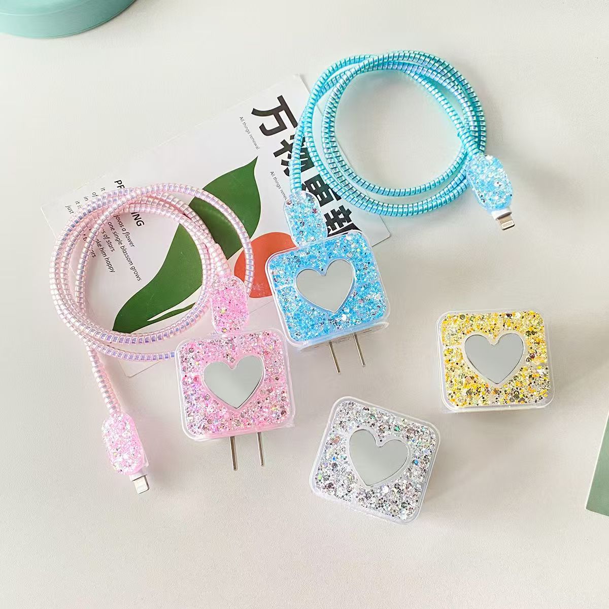 Para Apple 14 línea de datos cubierta protectora iPhone13 cargador cabezal 12promax bobinado estuche para iPad