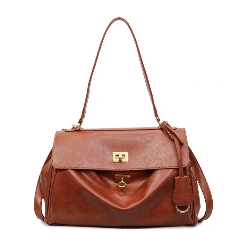 Bolso, bolso de hombro de alta calidad, bolso de hombro de gran capacidad, bolso de transporte de trabajo casual.