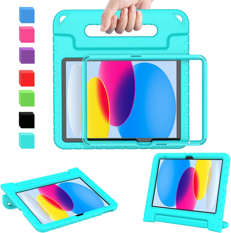 Suitable for iPad 10Th Kids Case with Built-In Screen Protector Shock