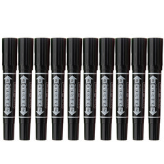 英雄（HERO）880 雙頭記號筆 大號油性標記筆 物流記號 筆粗細兩