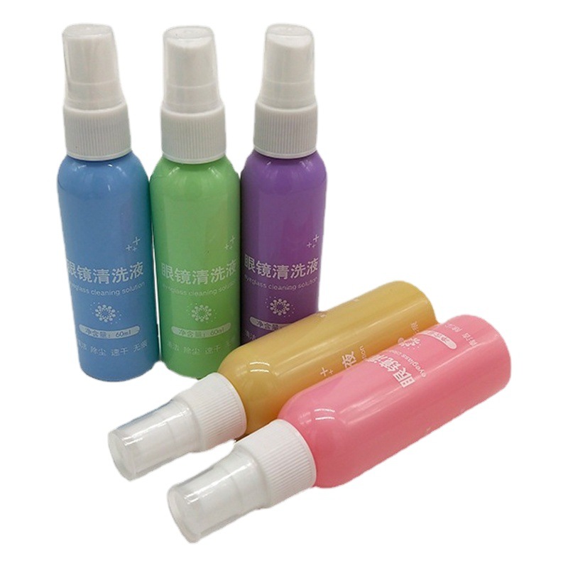 Hongsi Supply Glasses Cleaner Wholesale Lens Care Agent Glasses Lens Cleaning Liquid Spray Cleaner 60ml