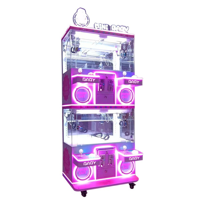 Máquina de captura de aperitivos Taiwán máquina de muñecas de juego perdido snack escaneo código rascarse máquina de muñecas clip comercial máquina de muñecas moneda