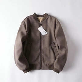 TAOP&ZA秋冬新款男装宽松时尚纯色休闲夹克加厚外套