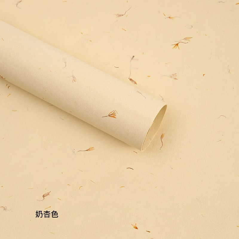 pétalos desgarrados mano Dongba papel embalaje de flores de alta textura materiales hechos a mano papel de envoltura de flores plantas creativas papel de arte al por mayor