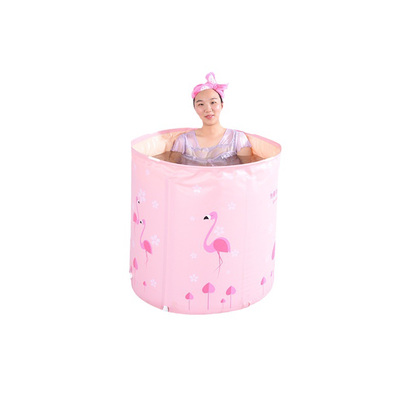 Inflatable foldable tub for home use
