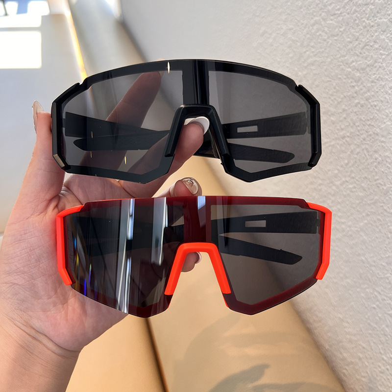 Bike, travel electric car, sunglasses for cycling solar-powered, windproof square protecting glasses, Korean style 2