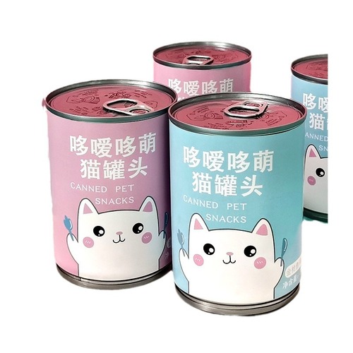 Naked canned cat can 375g tuna chicken kitten adult cat meat puree wet food nutritional cat staple food stray cat can