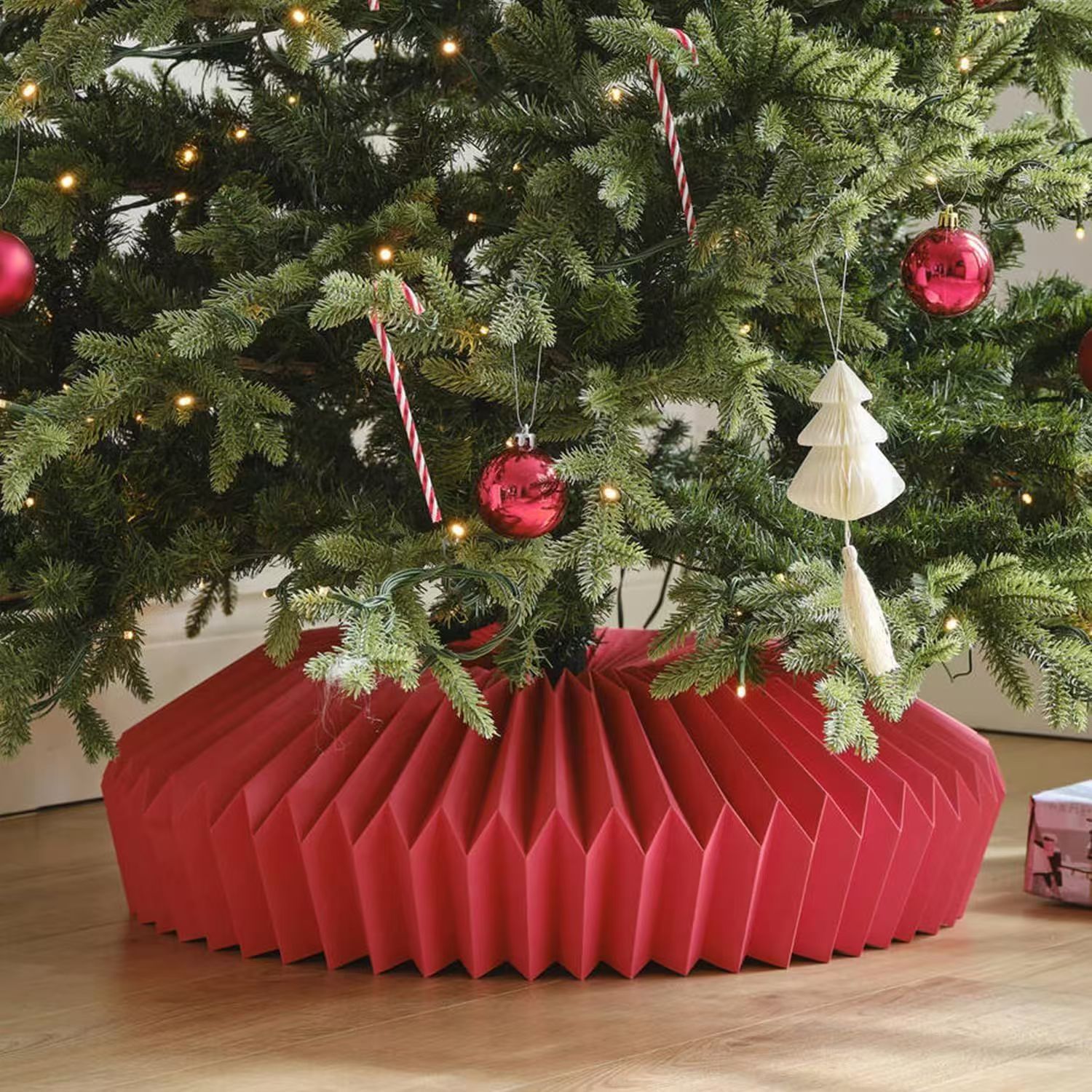Honeycomb Christmas Tree Collar Honeycomb Christmas Tree Collar Christmas Tree Base Bracket Cover