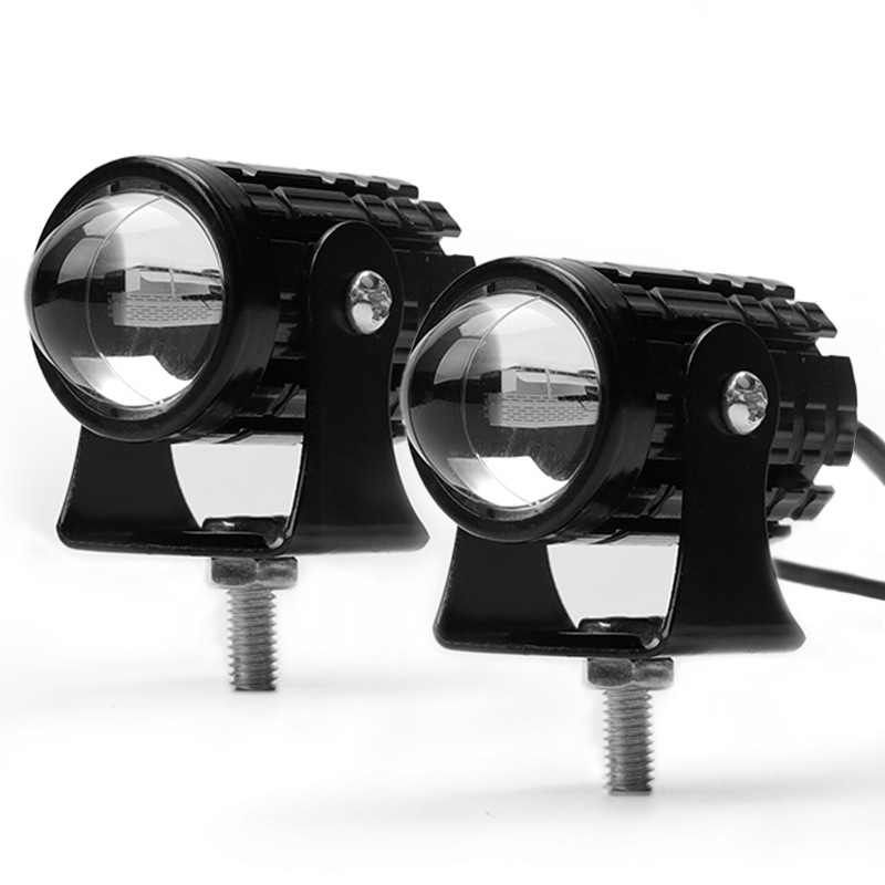 Motorcycle Headlight Manufacturers Supply Waterproof Small Steel Cannon Electric Vehicle Headlights Two-Color Spotlights 8-80V Motorcycle Headlight Manufacturers Supply Waterproof Small Steel Cannon Electric Vehicle Headlights Two-Color Spotlights 8-80V