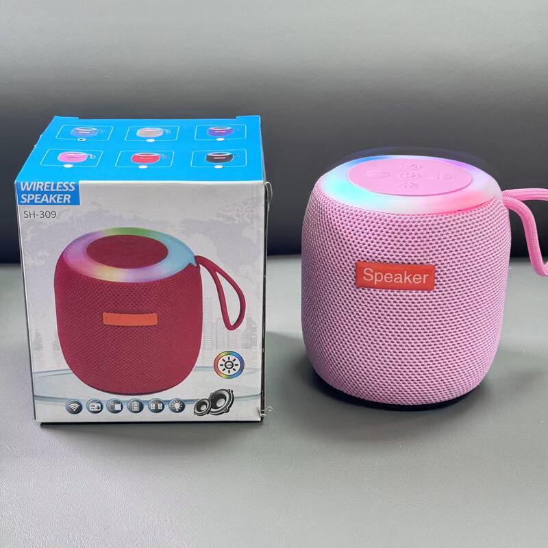 クロスボーダー 309 ワイヤレス Bluetooth スピーカー高価値のカラフルな照明とオーディオ屋外ホームサブウーファースピーカー|undefined