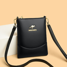 跨境真皮2025单肩新款迷你时尚手机包斜挎包中年女士妈妈包零钱包