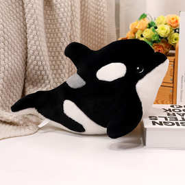 仿真海洋动物鲸鱼毛绒玩具公仔可爱创意玩偶抓机娃娃跨境厂家批发