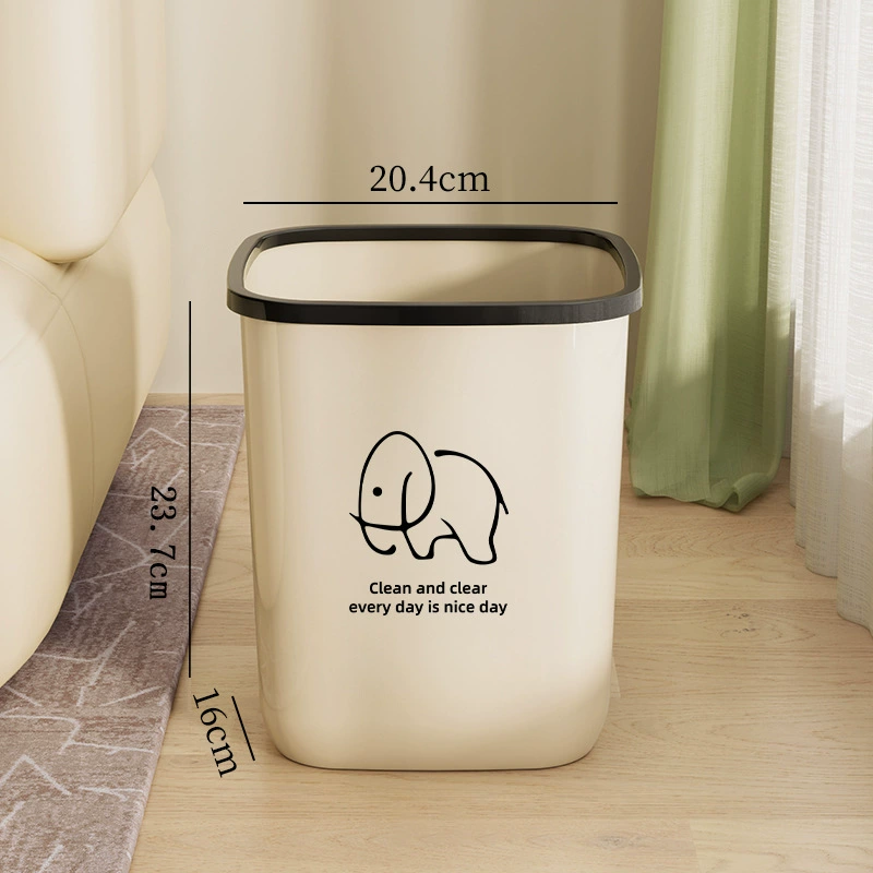 High quality capacious garbage can for home use for living room