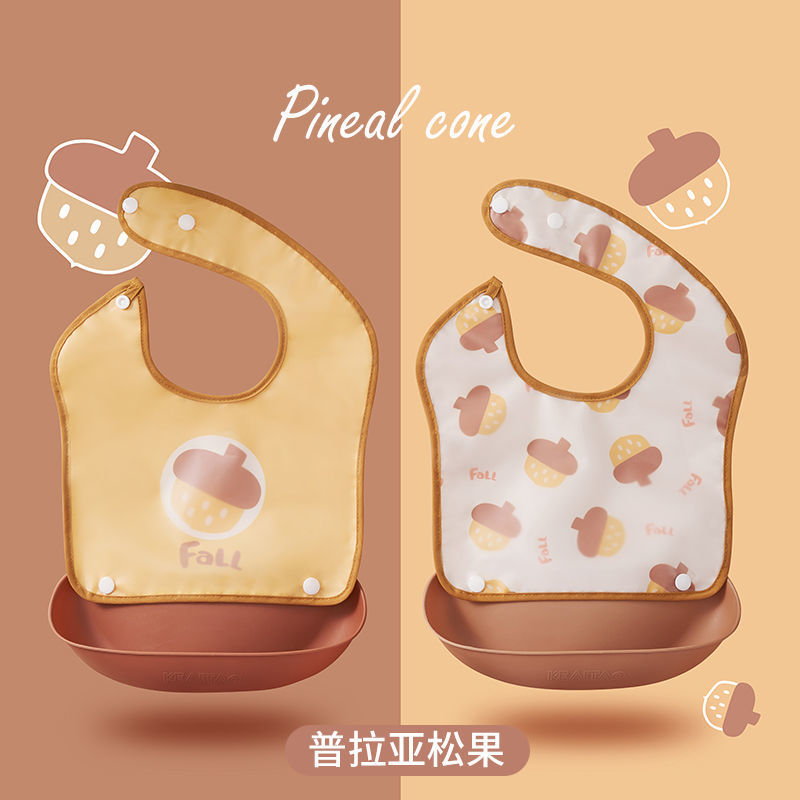 Children's summer thin waterproof three dimensional eating bib for…