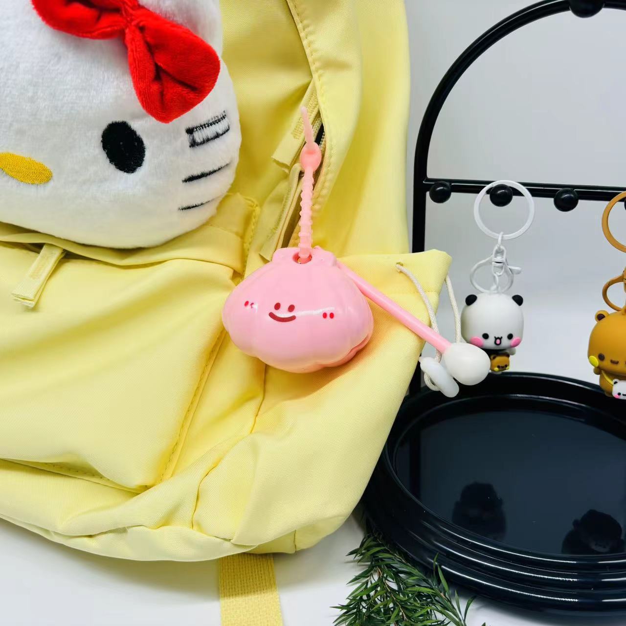 Shell Muyu 1 Buda Kapibala golpea y cura el artefacto de descompresión emocional Adornos de mesa mochila colgante