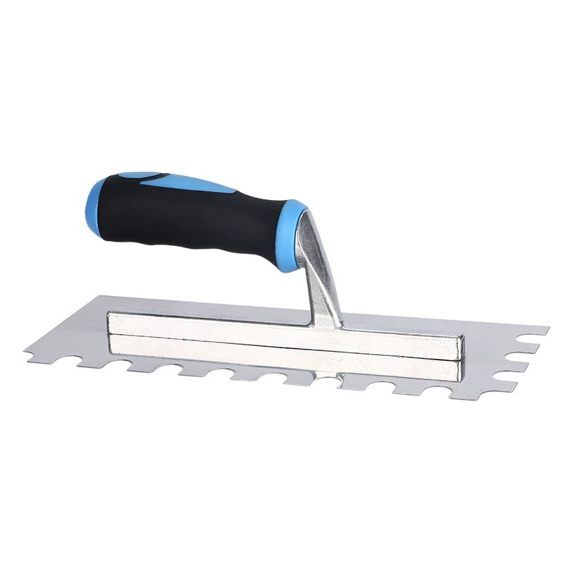 Зубчатая кельма, штукатурная кельма из нержавеющей стали, скребок для каменной кладки, шпателевая кельма, инструмент для штукатурки, инструмент для цемента, инструмент для укладки плитки, волшебный инструмент для укладки плитки.