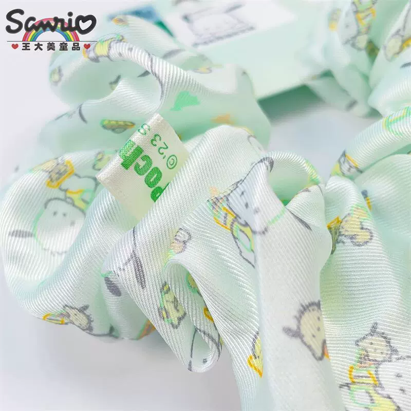 Sanrio тканевое кольцо для волос KT Cat Curomi, для девочки, хвостик, милый высокий объёмный бант