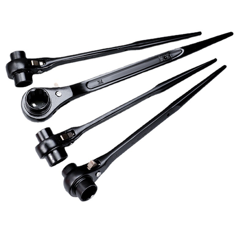 Llave de trinquete de cola puntiaguda crv de grado industrial versátil de dos vías de 19-21mm Llave de trinquete de cola puntiaguda