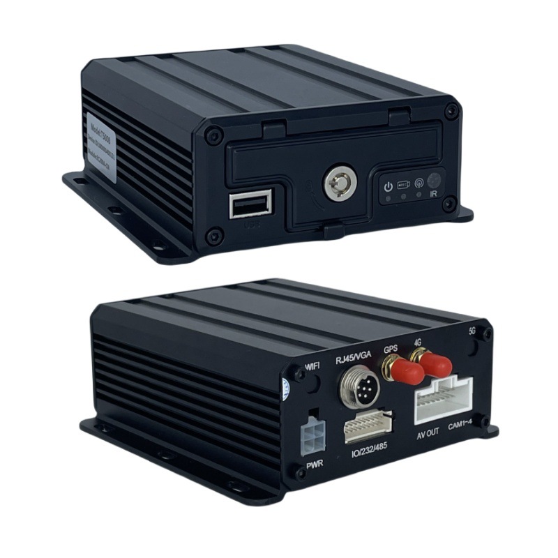 1080P4G 전체 네트워크 GPS 포지셔닝 트럭 트럭 엔지니어링 듀얼 SD 트럭 탑재 감시 HD 비디오 레코더