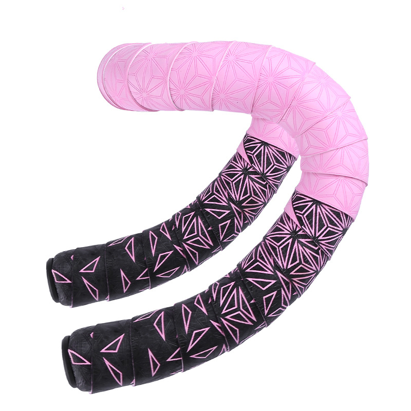 Mango de crisantemo YUUISD con bicicleta de carretera bicicleta cómodo amortiguador de silicona antideslizante que absorbe el sudor mango mosca muerta con doble coincidencia de color