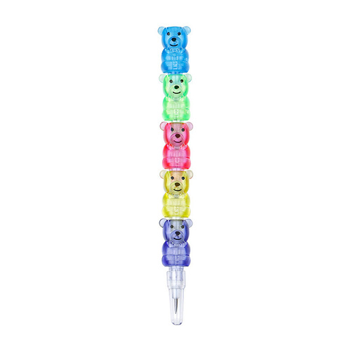 Cute and creative stitching bear, no-sharpening pencil, high-looking stationery for students, durable enough to write in four sections, available as children’s gift