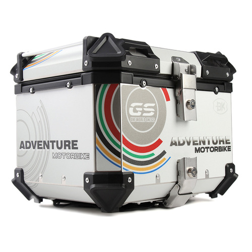 45L sticker motorcycle aluminum alloy quick-release tail box scooter storage box No. 9 electric vehicle backup storage box