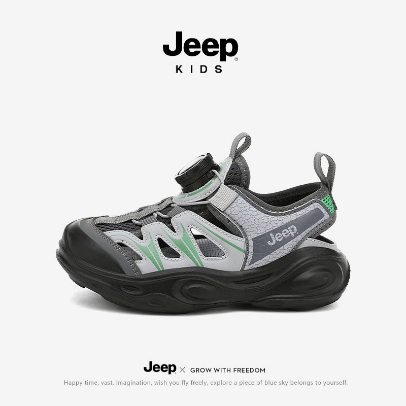 Jeep, летняя удобная обувь для мальчиков, детская обувь, сумка, спортивные сандалии