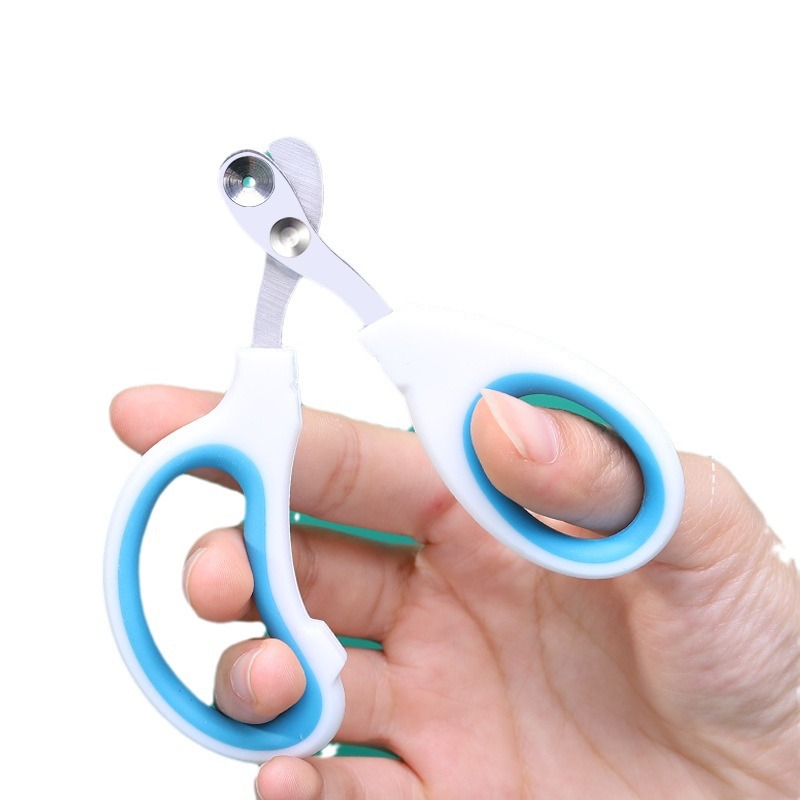 Clippers de uñas mascota de boca ancha cortaúñas al por mayor cortaúñas de gato cortaúñas de perro anti-Splash cortaúñas traje redondo agujero espiga Clippers