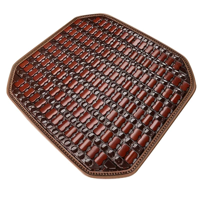 Car seat cushion summer cooling pad single piece ice wood beads truck ventilation breathable wood beads universal front seat cushion for all seasons (Cool pad) - ordinary-bamboo-seat-cushion-1-square-cushion-individually-packaged