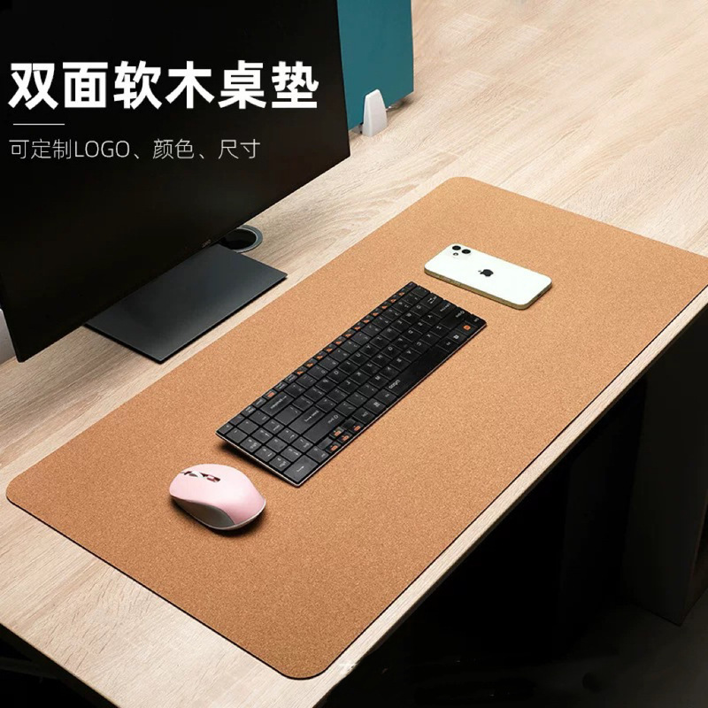 特大サイズの天然コルクマウスパッド両面厚さノートパソコンのキーボードパッド|undefined