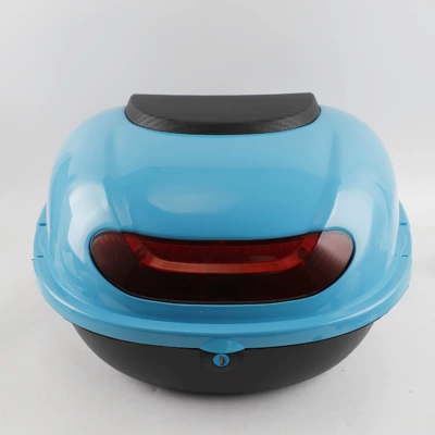 Motorcycle trunk new national standard electric vehicles - pink-blue