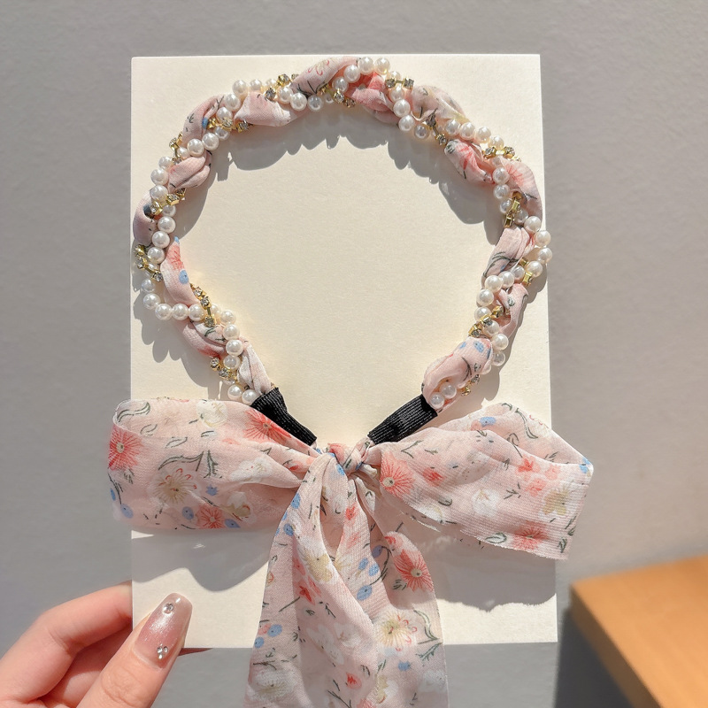 Verano correa de cabello para mujeres 2025 nuevo cinturón de cabello prensado correa de cabello bufandas de seda sistema de trenzado cabello tocado