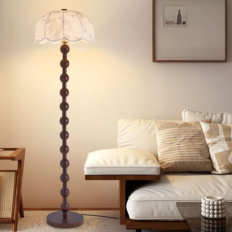 French Medieval Floor Lamp Living Room New Chinese Style Chinese Style Bedroom High-End Atmosphere American Retro Floor Lamp