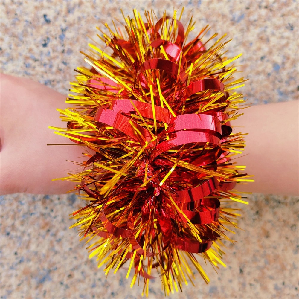 컬링 스타일 빅 레드 골드 와이어 1개