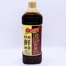 香港品牌AMOY淘大特级鲜减盐黄豆酱油炒菜上色烹饪用
