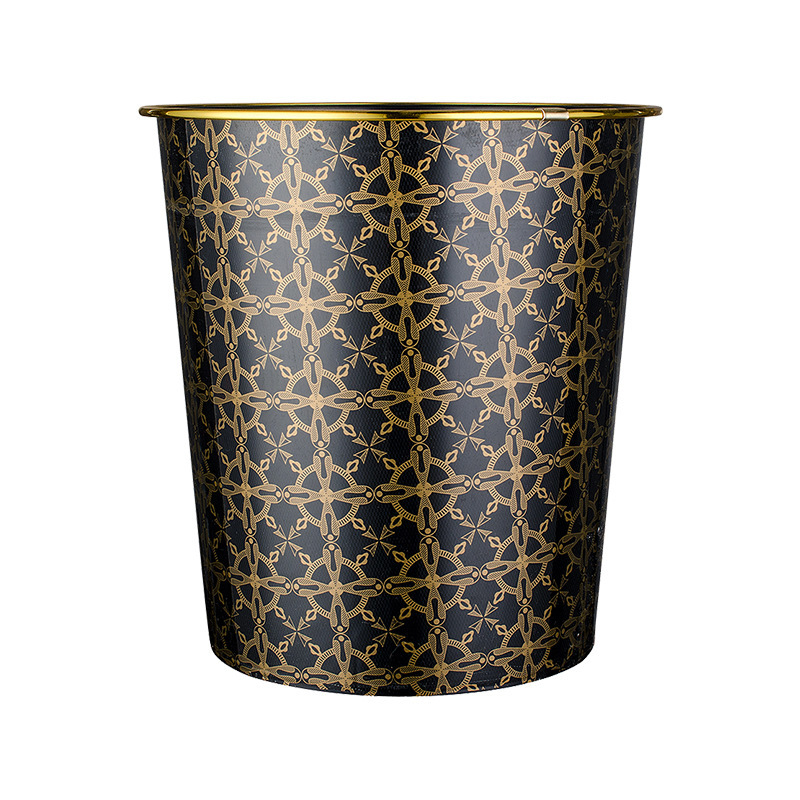 Creativo de plástico simple sala de estar baño basura del hogar puede DE ALTO aspecto clasificación de basura húmeda y seca sin tapa al por mayor