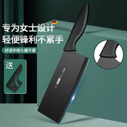Carbon Black Matte Women's Knife [Free Knife Cover]-60° and above-17.3cm-122mm