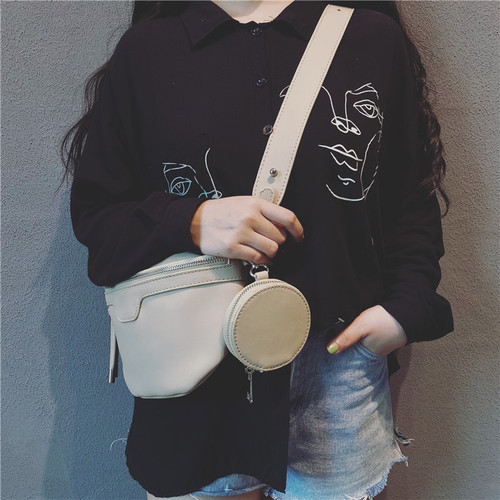 Chain bag for women 2024 spring and summer new trendy versatile crossbody bag high-end Korean style foreign style ins super hot chest bag