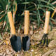 Three-piece set of gardening mini tools Three-piece set of gardening garden tools Three-piece set of fleshy small shovel/rake/spade flower planting tools