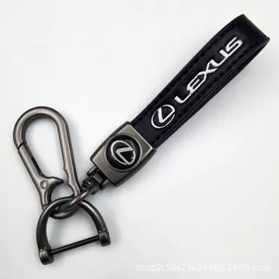 Other Automotive Exterior Supplies – Amazon Hot-Selling Metal Keychain - lexus-matt-gunmetal-lambskin-hanging-clock