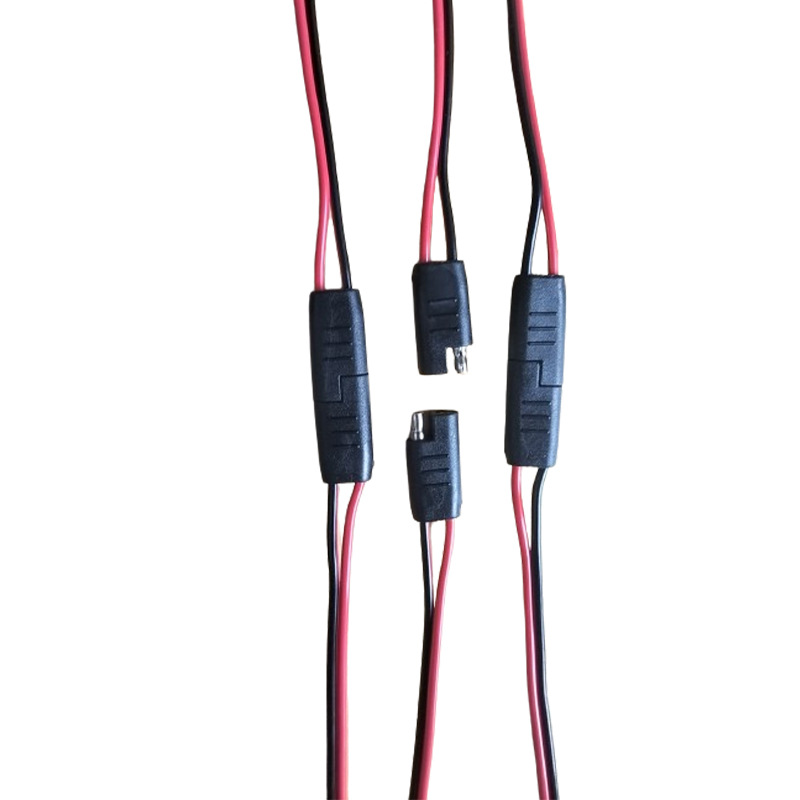 Two-Core Car Plug Power Cord Connection Cable Plug Car Plug Car Air Pump Car Charging Plug Factory