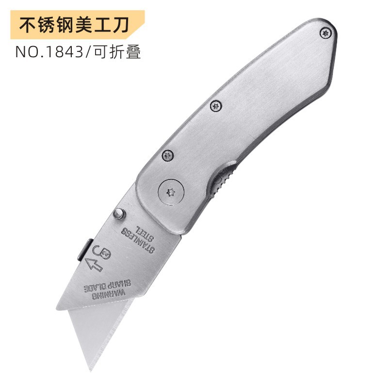 Cuchillo plegable de acero inoxidable resistente todo-acero mango de plástico alfombra cuchillo industrial de corte de papel electricista corte arte cuchillo trapezoidal titular de cuchillo trapezoidal