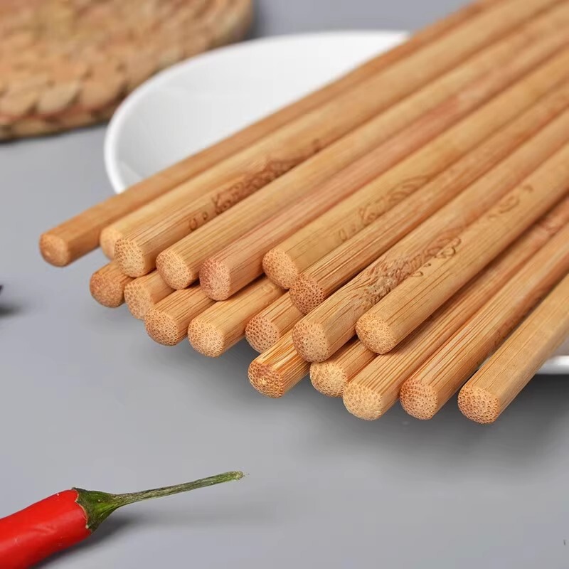 天然竹箸 家庭用木製箸 無塗装 無ワックス 滑り止め|undefined