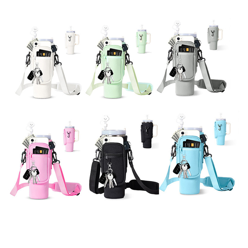 40oz Ice Cup Set Stanley Diving Material Water Bottle Handbag Stanley Handle Car Heat Preservation Letter Cup Set