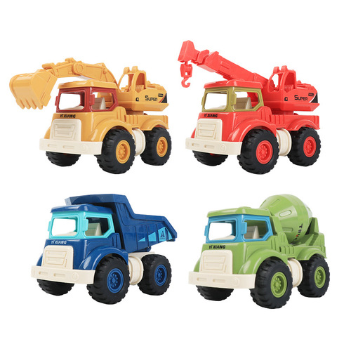 Children's inertial engineering toys car boy excavator dumper mixer truck stall kindergarten gift wholesale