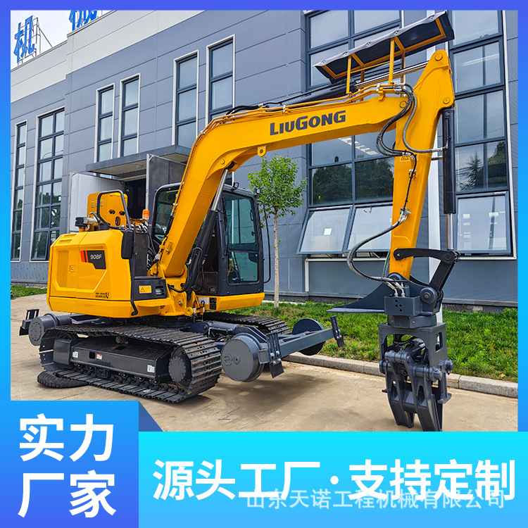 铁路换枕机挖掘 机改装液压铁路换枕机轨枕铺设机